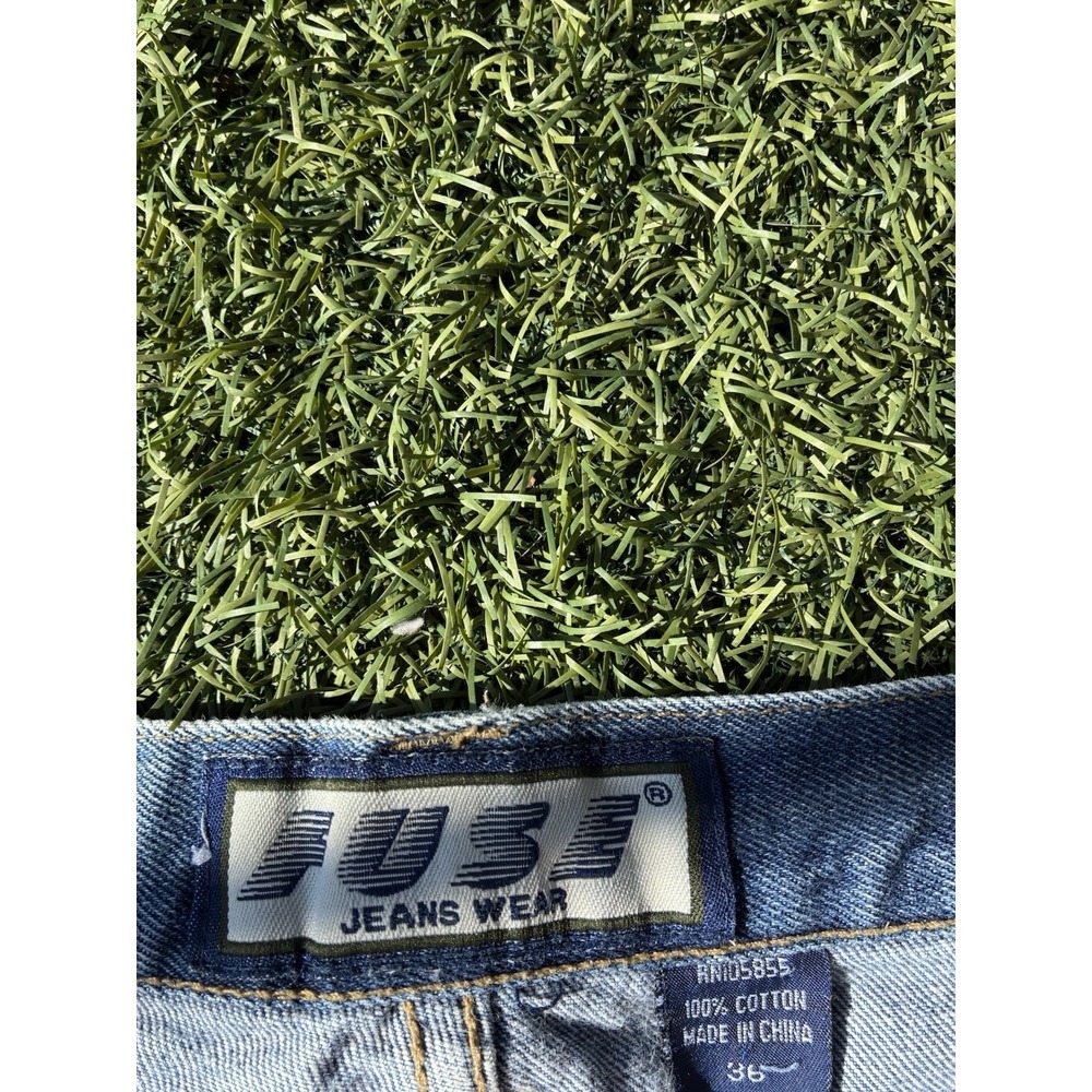 VINTAGE SIZE 36 MENS CARPENTER JEAN SHORTS FUSE JEANS WEAR‎ - Picture 4 of 5